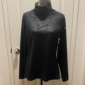 Nike Pro Black Long Sleeve Women's Top EUC